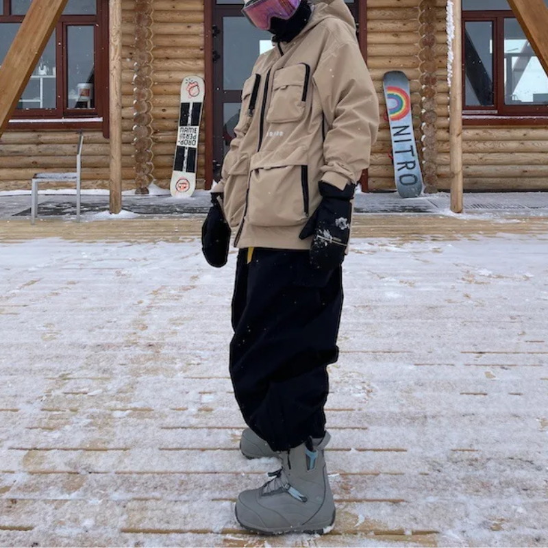 Eveloria Damen Ski- und Snowboardhose Warm Baggy