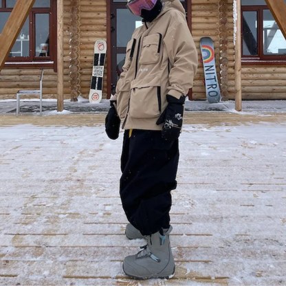 Eveloria Damen Ski- und Snowboardhose Warm Baggy
