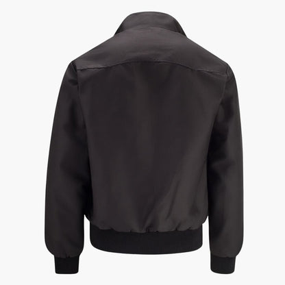 Herren Winterjacke Rippbündchen Reißverschluss