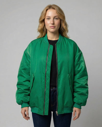 Herren Oversize Bomberjacke Lässig - Eveloria