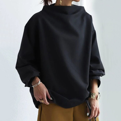 Damen Oversized Rollkragenpullover