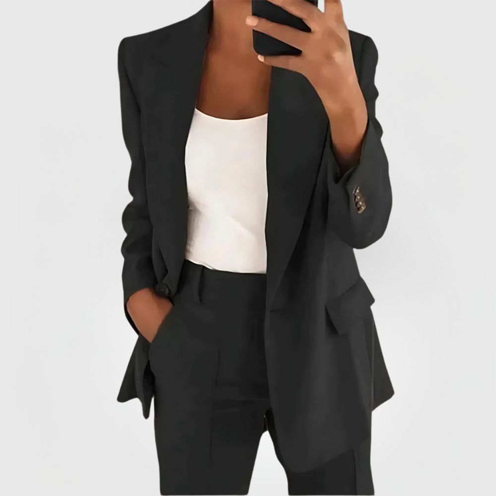 Damen Business Anzug Hose Blazer