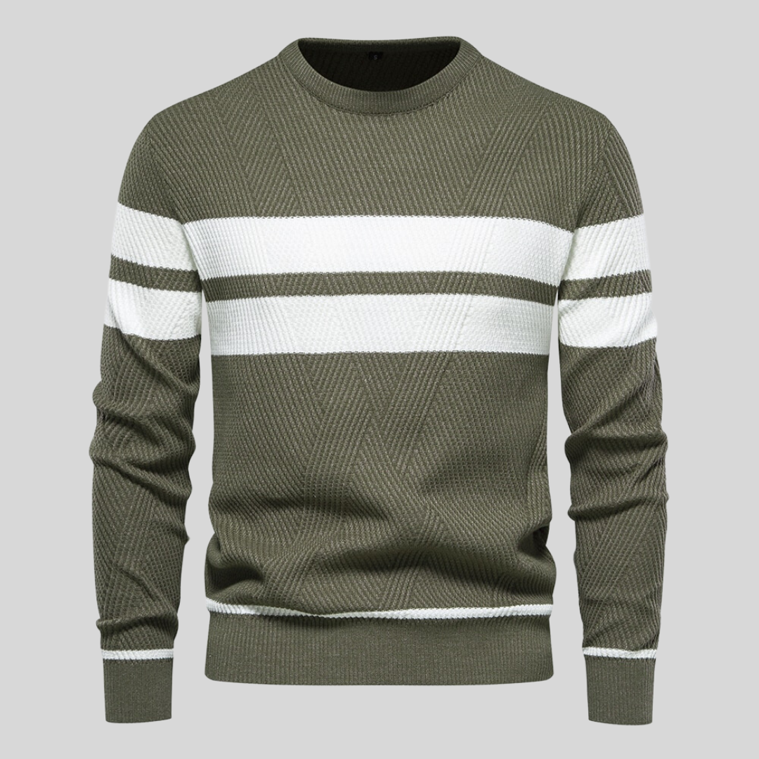 Bruno Herren Baumwollpullover Warm Beige
