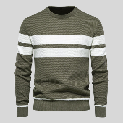 Bruno Herren Baumwollpullover Warm Beige