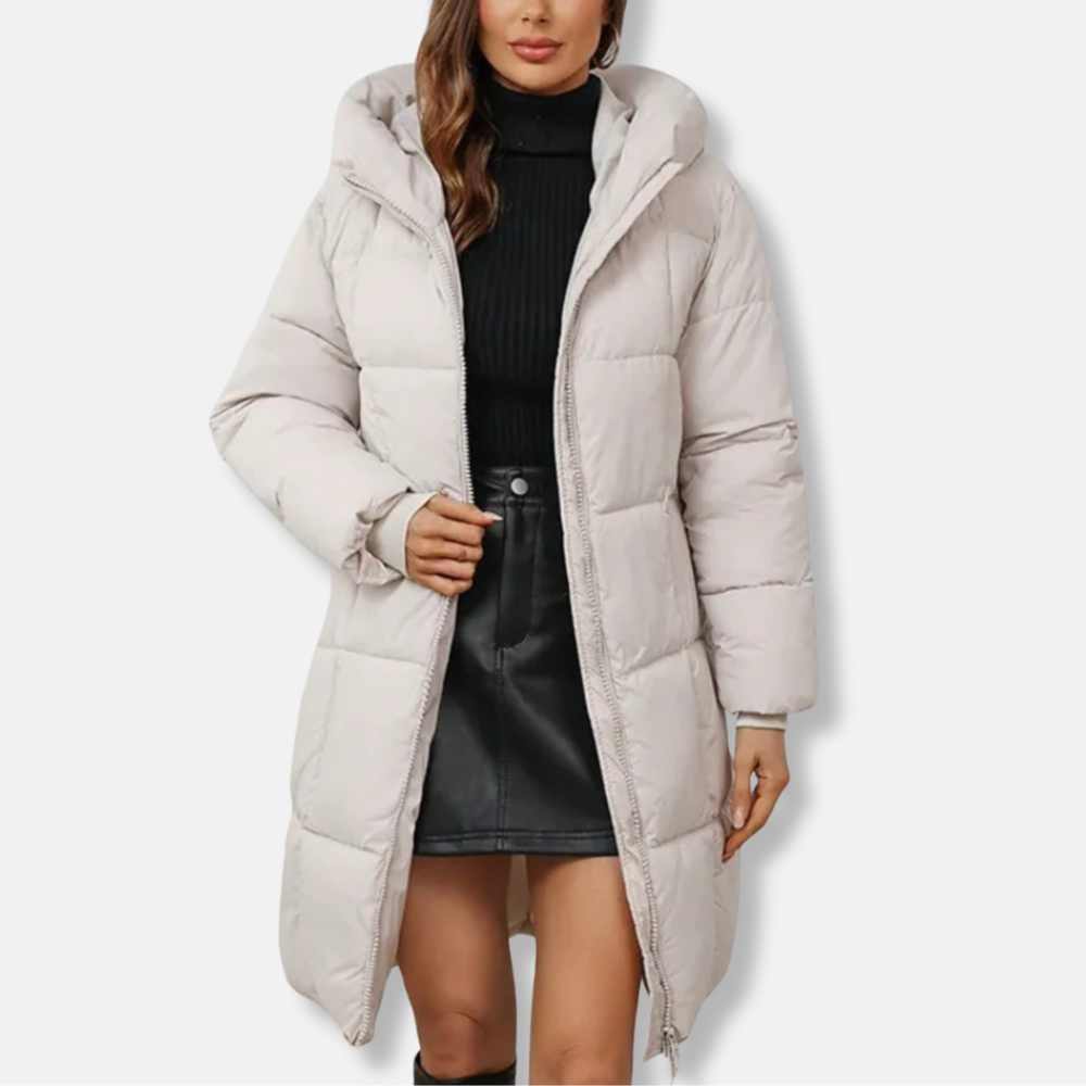 Eveloria Damen Daunenmantel Winterjacke Gefüttert Mit Kapuze