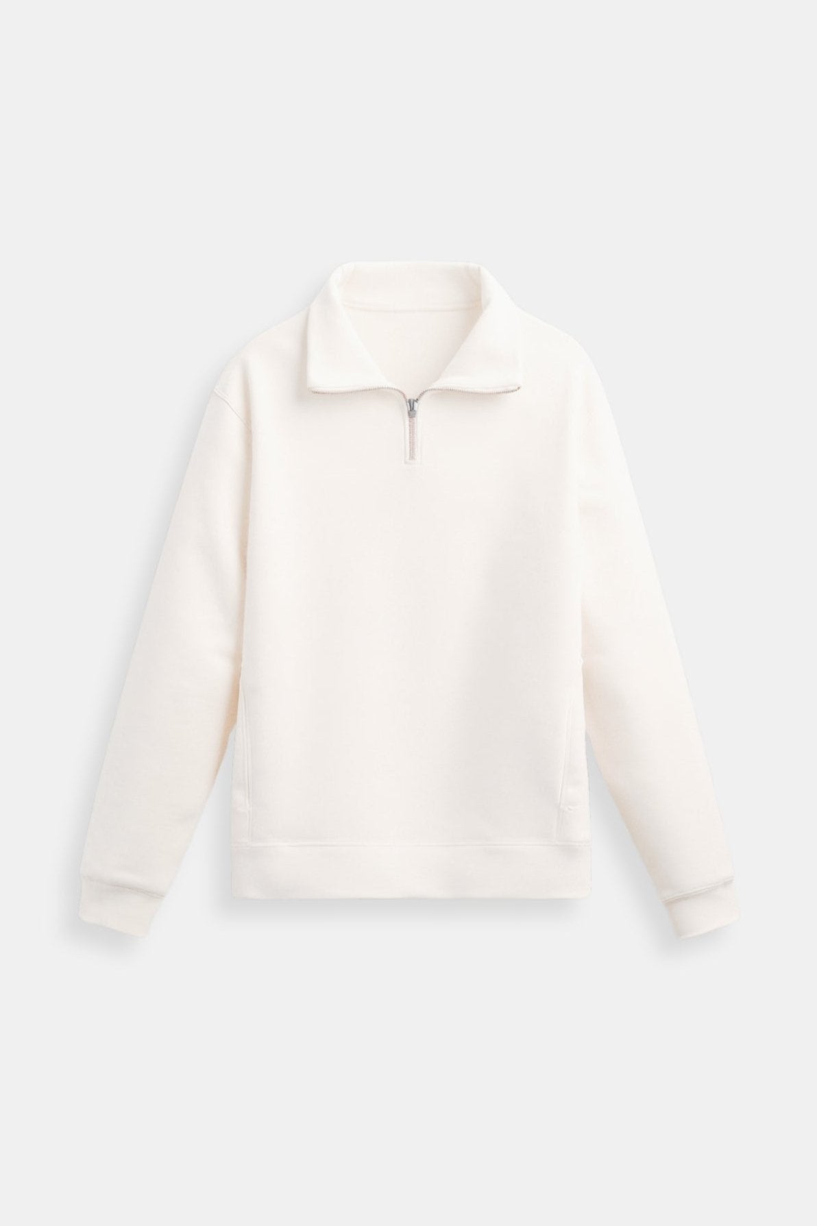 Fleece-Pullover Damen Reißverschluss Wärme Schwarz - Norvielle