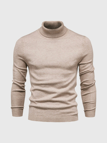Herren Rollkragenpullover Kurz Waschbar