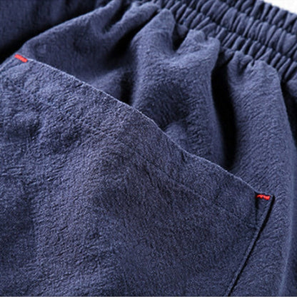 HerrenLockerhose Kordelzug Baumwolle Bequem