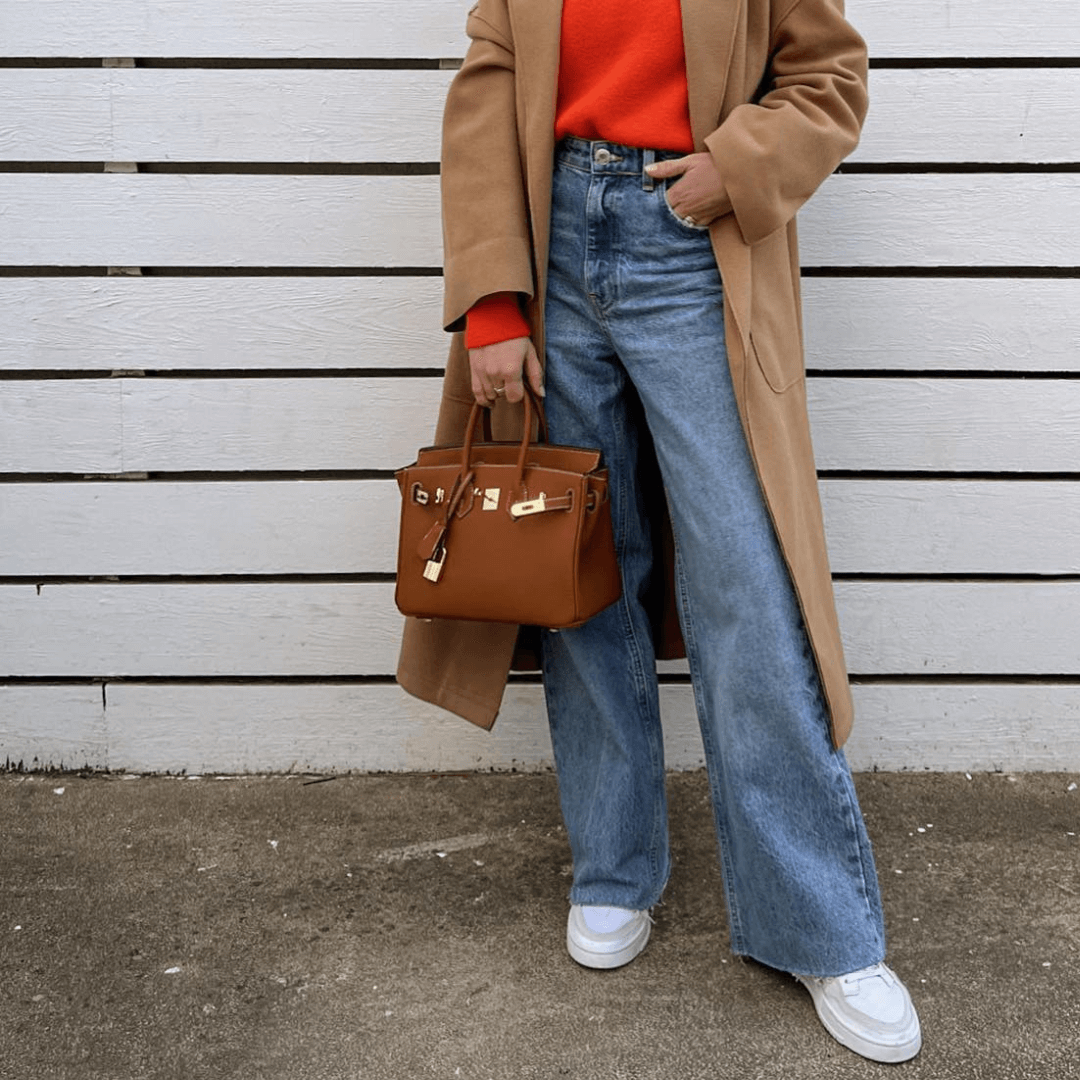Damen Lederhandtasche Groß