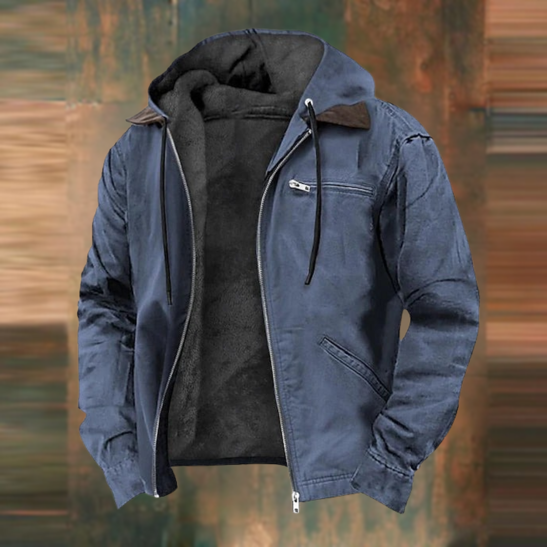 Herren Fleece Kurzjacke Warm Winter