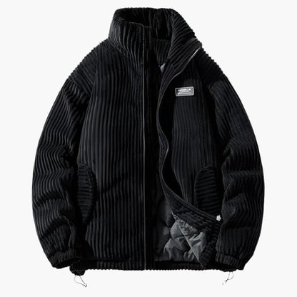 Eveloria Herren Cordjacke Stilvoll Braun
