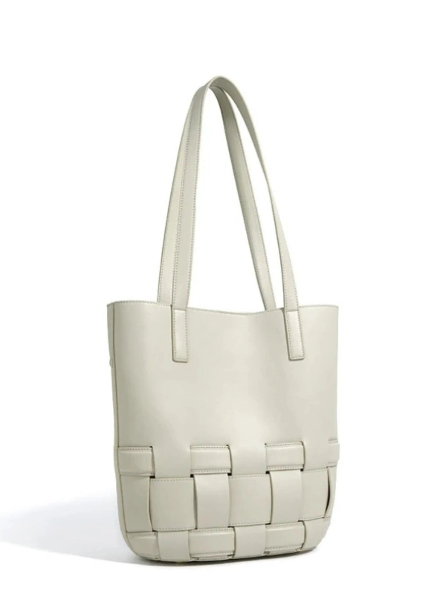 Geflochtene Damen Ledertasche