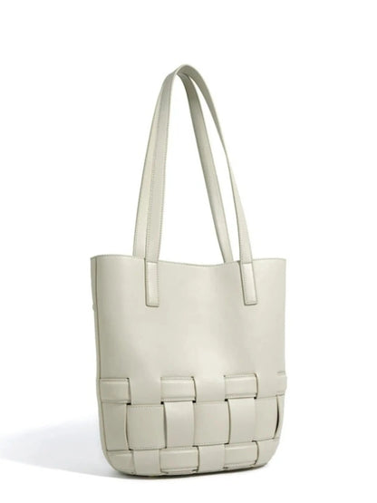 Geflochtene Damen Ledertasche