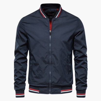 Herren Bomberjacke Reißverschluss Winterjacke