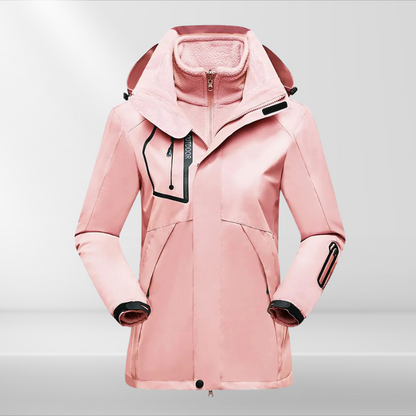 Eveloria Damen 3-in-1 Wetterschutzjacke