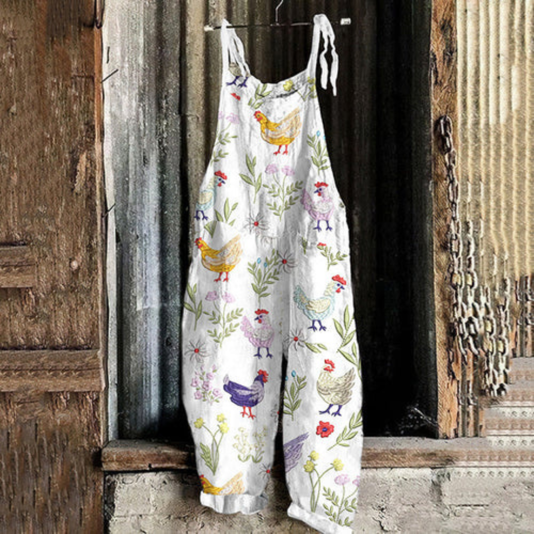 Damen Jumpsuit Vintage-Stil Elegant