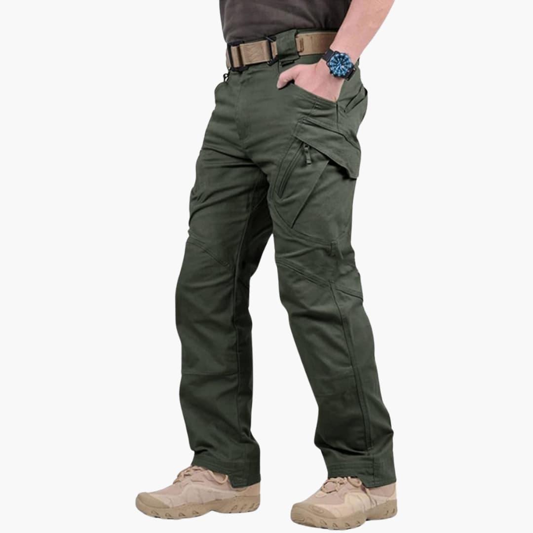 Herren Dehnbare Cargohose Lang