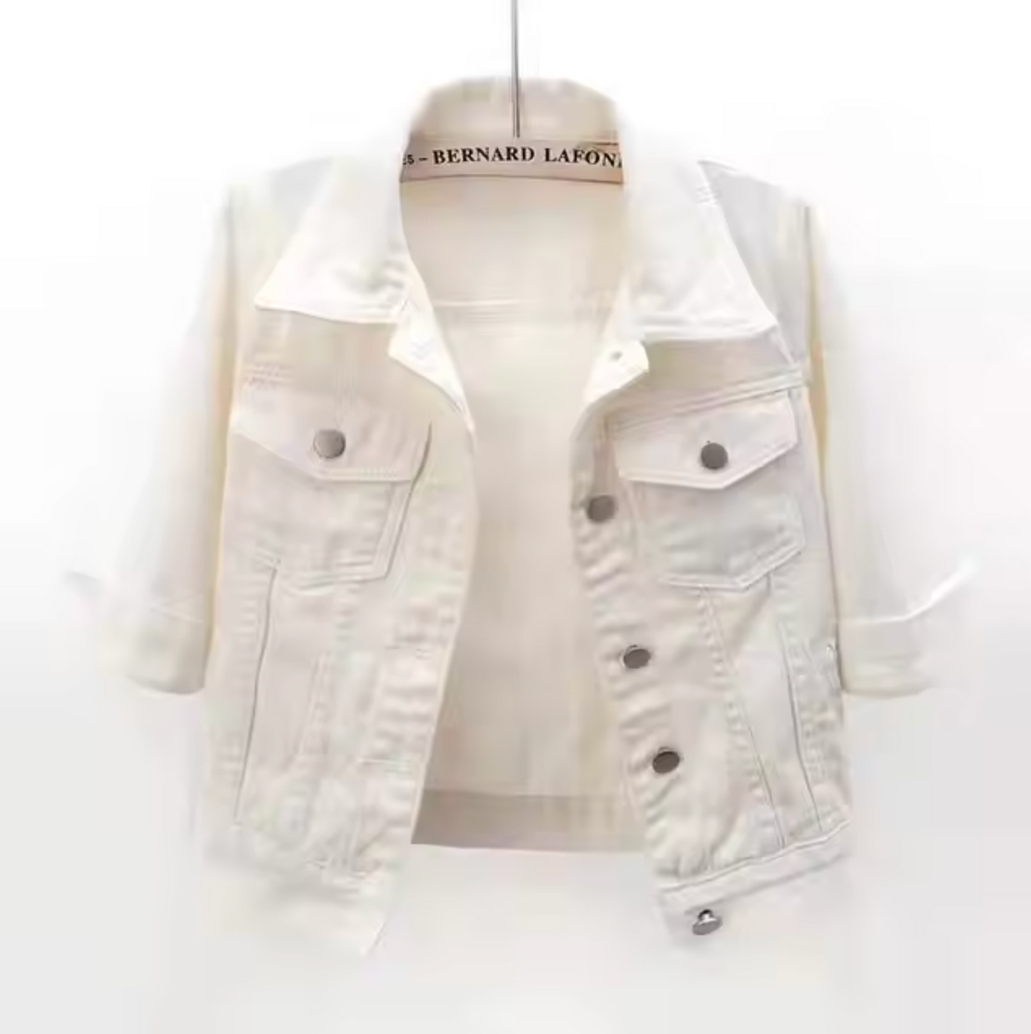 Eveloria Damen Jeansjacke Bunt
