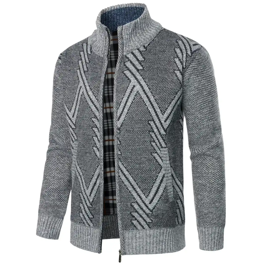 Eveloria Herren Strickjacke Gestrickt