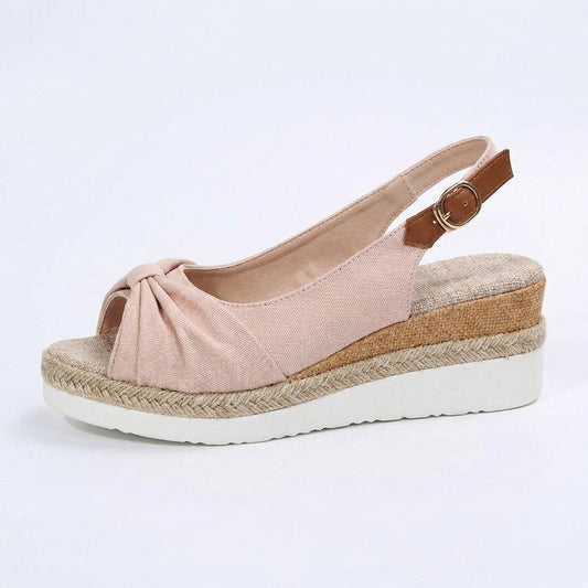 Damen Keilsandalen Plateau Lässig - Eveloria