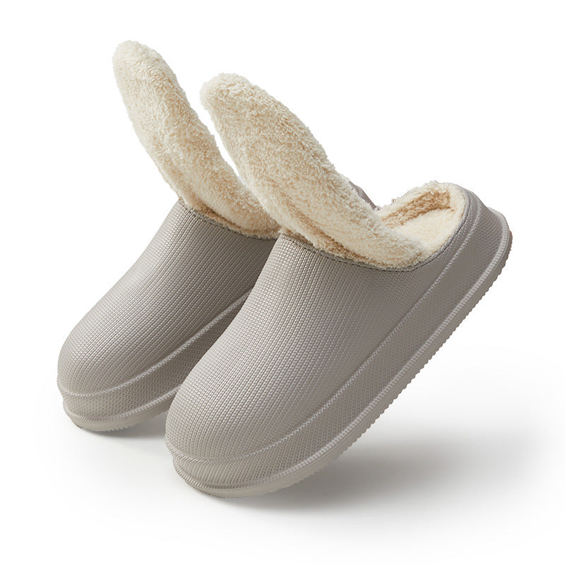 Eveloria Damen Warme Slipper Wollfutter Bequem