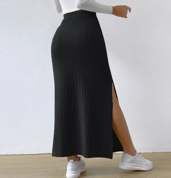 Eveloria Damen Gestrickter Rock - Eveloria