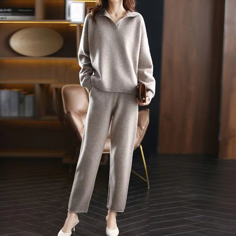 Eveloria Damen Kaschmir-Set