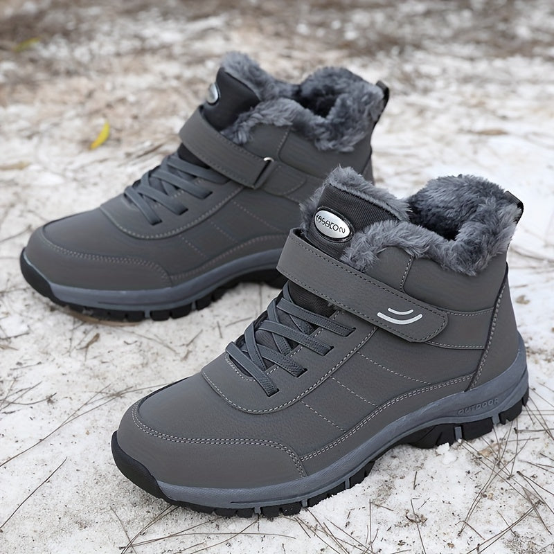 Unisex Winterstiefel Knöchelhoch Warm Gefüttert