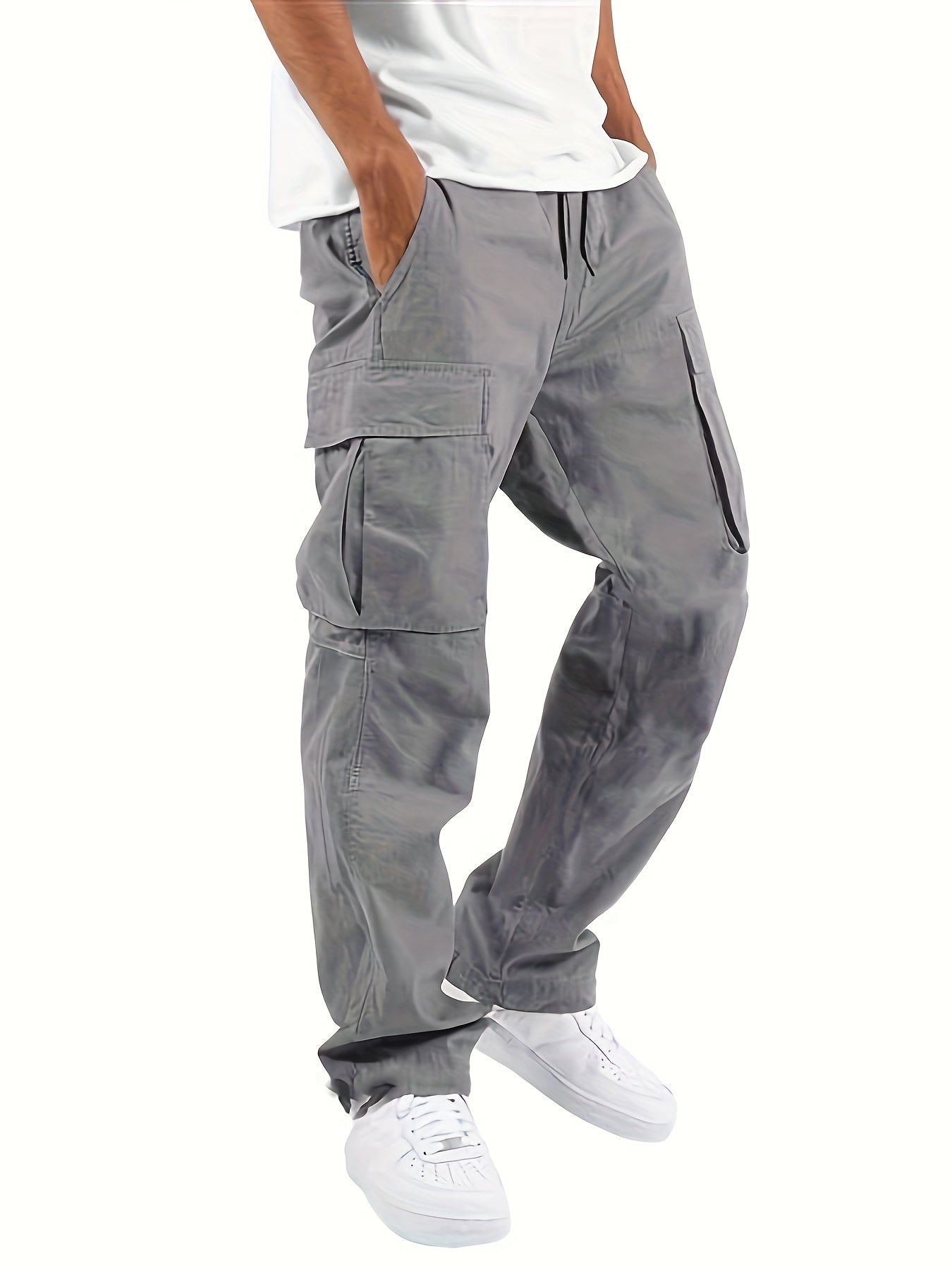 Herren Cargohose Lang Baggy