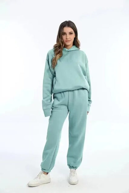 Eveloria Damen Jogginghose Set Baumwolle