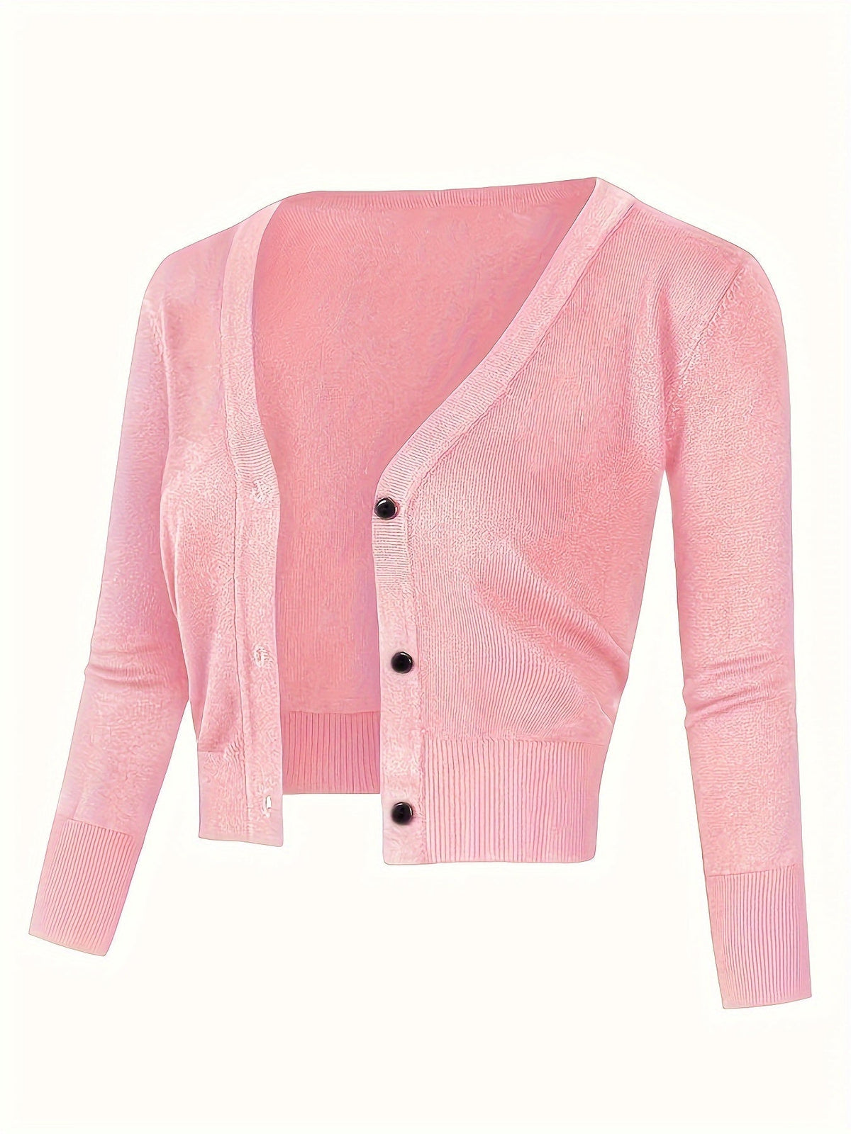 Eveloria Damen Bolerojacke Knopfverschluss