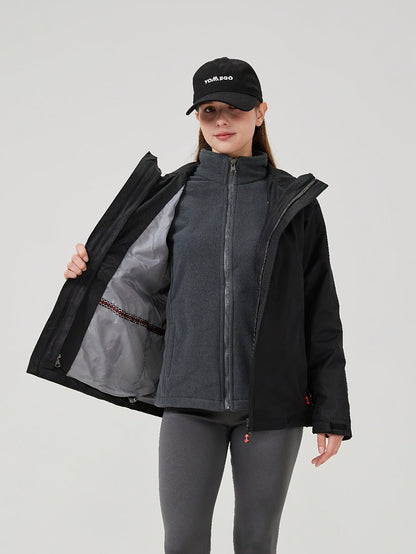 Damen Leichte Winter-Skijacke