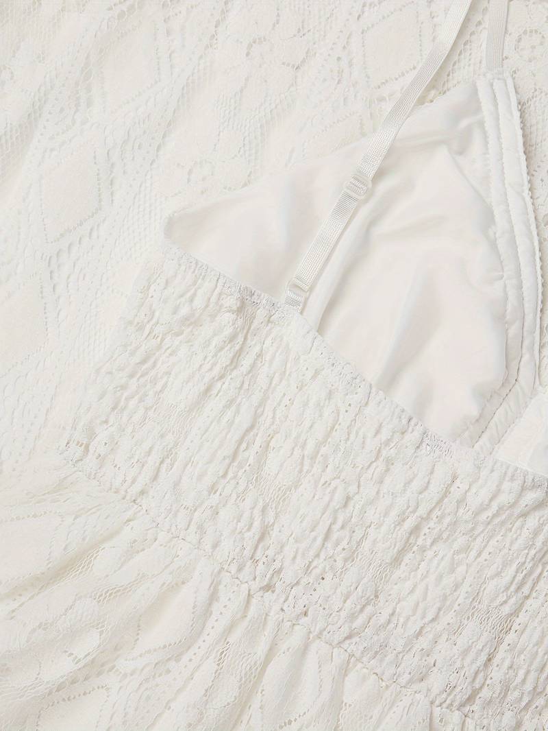Eveloria Damen Maxikleid Spaghettiträger V-Ausschnitt Sommerkleid