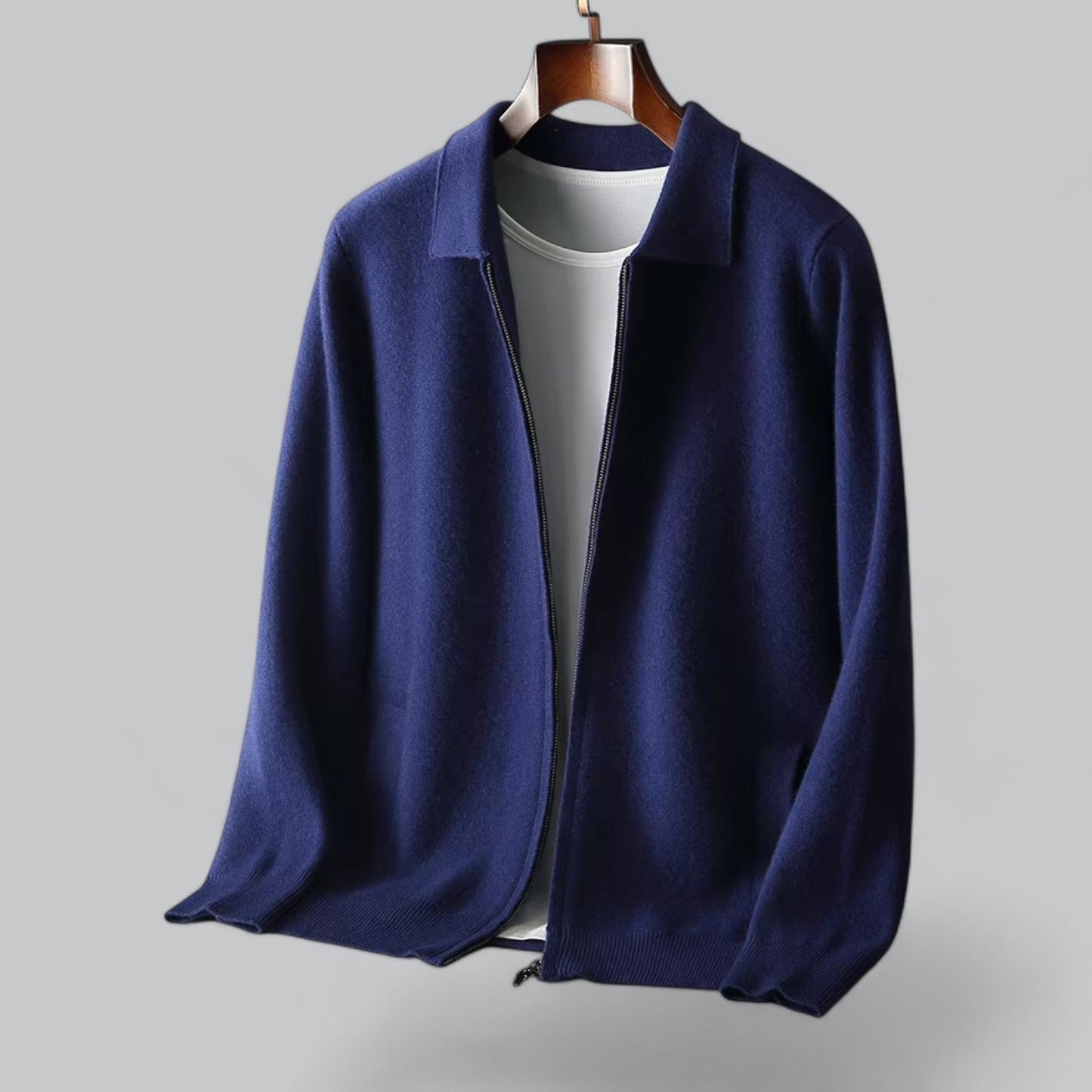 Eveloria Herren Reißverschlussjacke Bequem