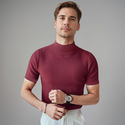 Paolo Herren Kurzarmshirt Slim Fit