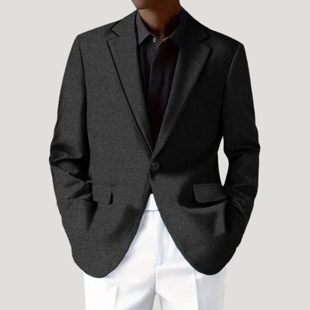 Herren Maßgeschneiderter Blazer Texturiert