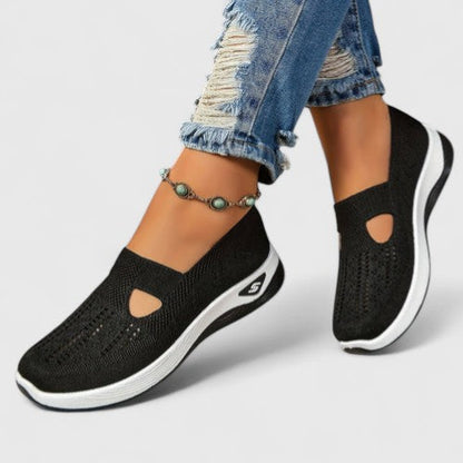 Regine Damen Slip-On Sneaker Atmungsaktives Mesh