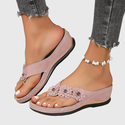 Damen Slip-On Sandalen Lässig Bequem