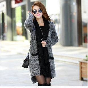 Damen Cardigan Flauschig Lässig Eveloria