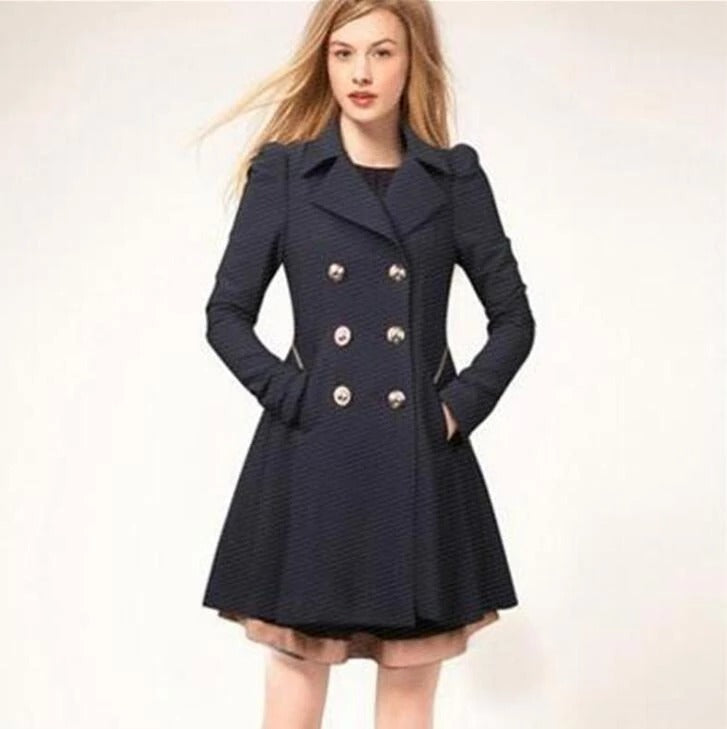 Eveloria Damen Trenchcoat Elegantes Design