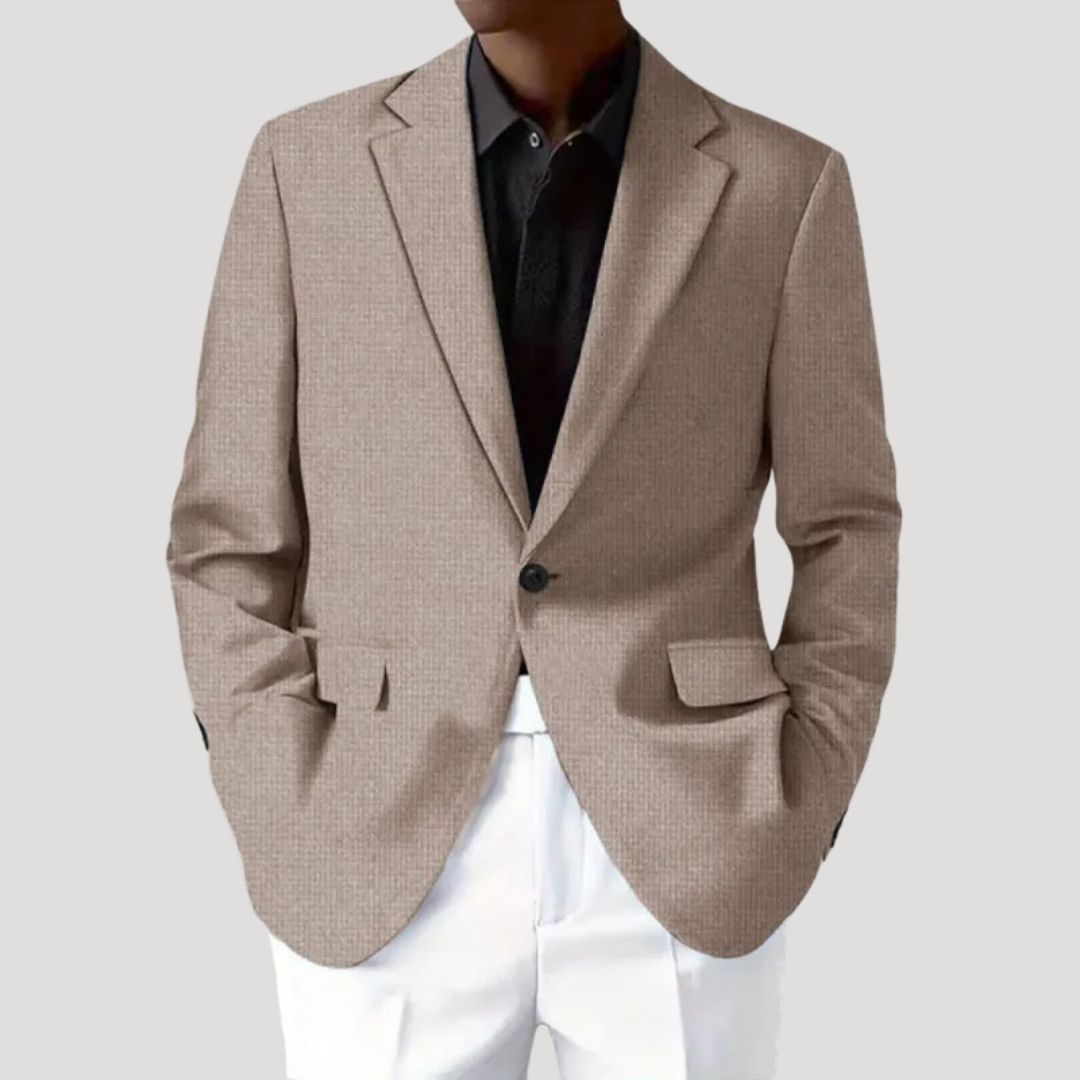 Herren Maßgeschneiderter Blazer Texturiert