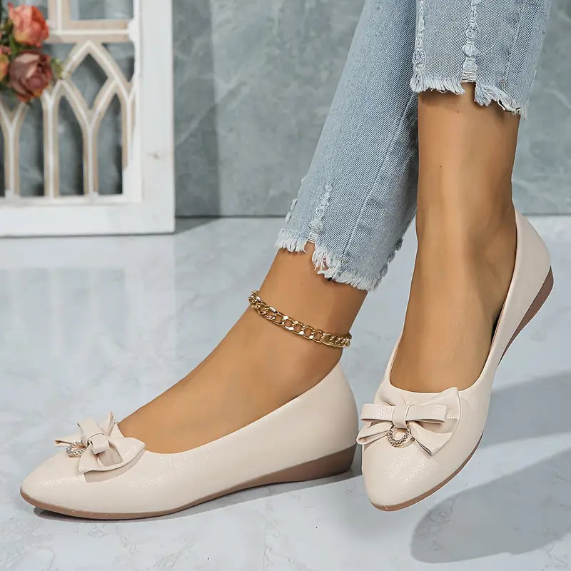 Damen Schuhe mit Schleife Elegant