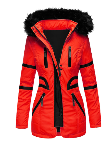 Eveloria Damen Winterjacke Warm Wasserdicht