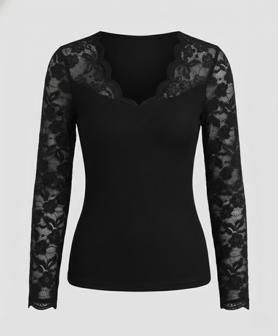 Damen Spitzen-Bodysuit Elegantes Dessous