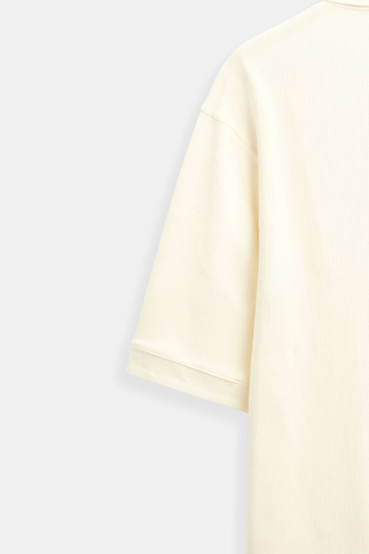 Herren Poloshirt Beige Elegantes Baumwollshirt