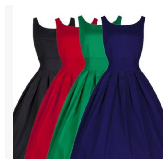 Damen Cocktailkleid Tailliert Schwingender Rock Eveloria - Eveloria