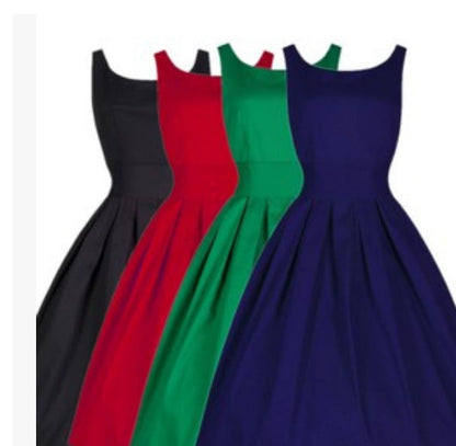 Damen Cocktailkleid Tailliert Schwingender Rock Eveloria - Eveloria