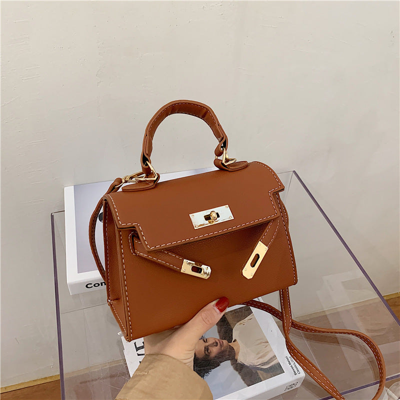 Eveloria Damen Western Schultertasche Leder Braun