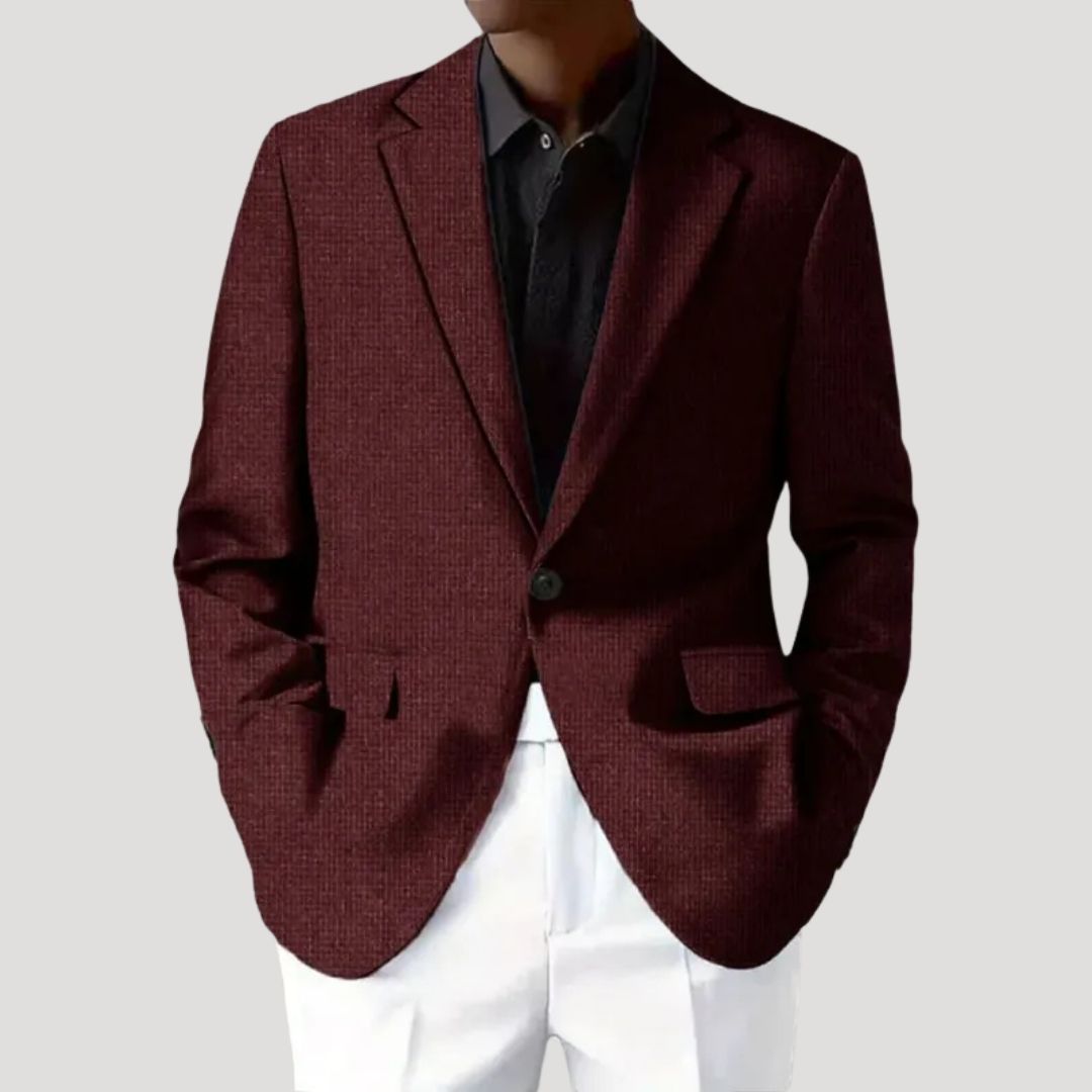 Herren Maßgeschneiderter Blazer Texturiert