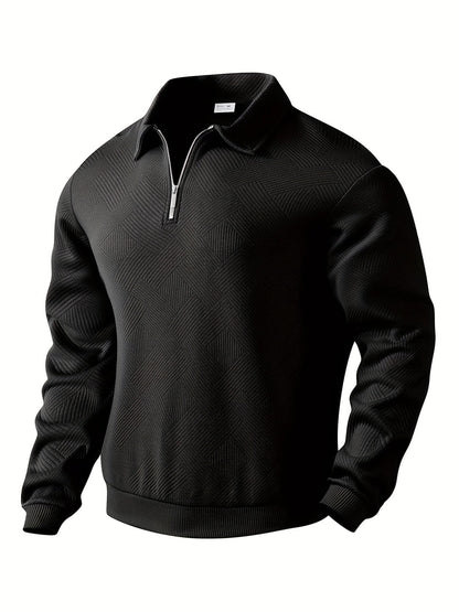 Eveloria Herren 1/4-Zip-Pullover Stilvoll